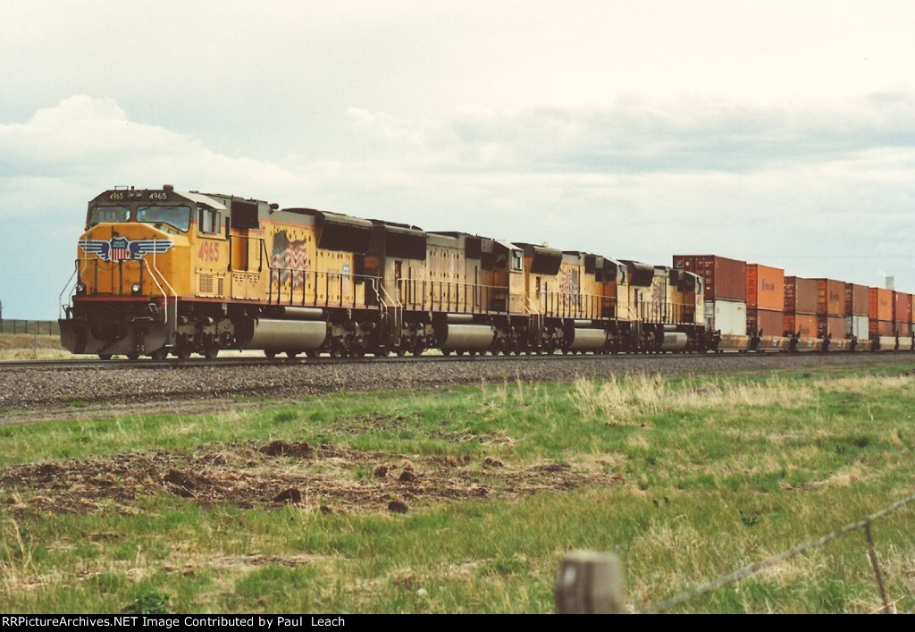 Tied down stack train